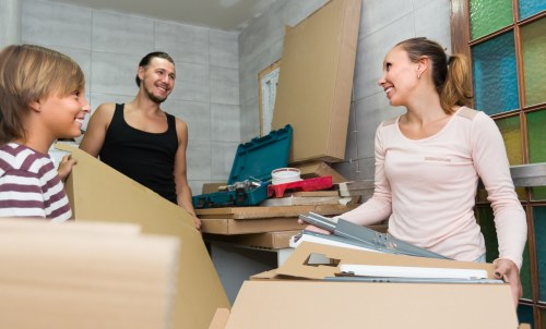 Commercial moving team planning a business relocation in Finsbury Park