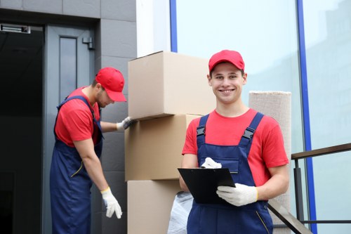 Man and van helping with small office or commercial transport in Finsbury Park
