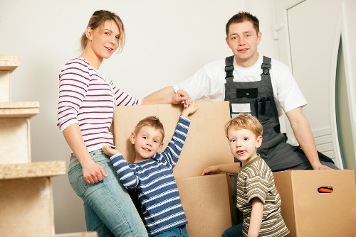 Local removal truck service navigating North London streets