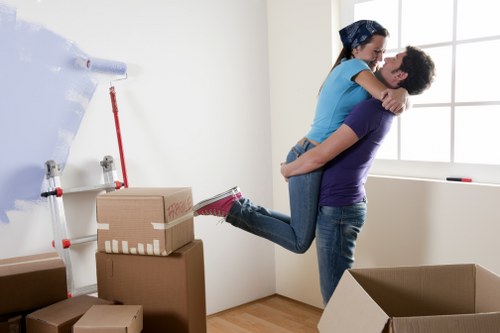 Unpacking support for a flat in Finsbury Park
