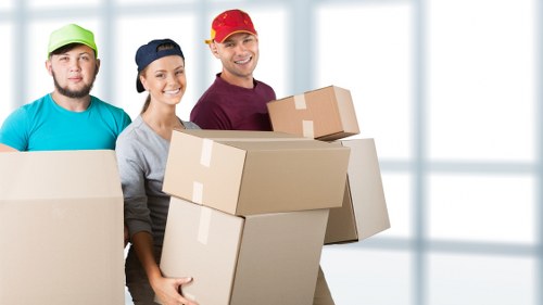 Moving crew loading furniture for a Finsbury Park relocation