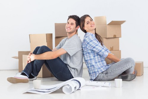 Professional team handling furniture removals in North London