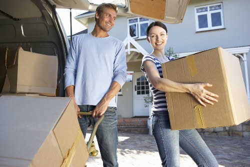 Securely loaded removal van prepared for transport